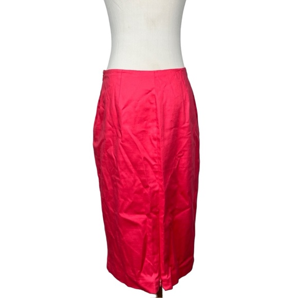 BLUEMARINE Raspberry Pink High-waisted Pencil Skirt - Picture 3 of 11